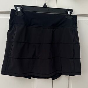 lululemon Pace Rival Mid-Rise 12in. Length Black Skirt